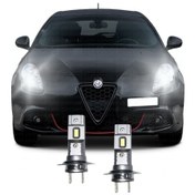 Resim Gıulıetta Led Xenon Kısa Far Ampulü H7 Mini Led 2'li Set 