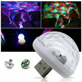 Resim Disko Topu Sese Duyarlı Usb Led Lamba Telefon Çakmaklık Uyumlu 