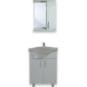 Resim 65 Cm Klasik Banyo Dolabı Takımı 