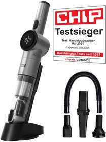 Resim LEBENLANG Kablosuz El Tipi Elektrikli Süpürge,17000PA Güç, HEPA Filtre, Lityum Batarya, Şarjlı Stand 