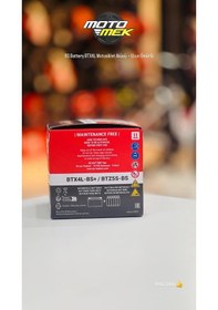 Resim Bs Battery Btx4l-bs+/btz5s-bs Motosiklet Aküsü Ytx4l 