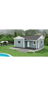 Resim Sismik Prefabrik 40 M2 Prefabrik Ev 