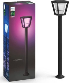 Resim Philips Hue Econic Direk Dış Mekan Lambası Siyah 