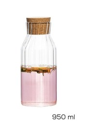 Resim Porsima 2095 Mantar Kapaklı Ve Cam Başucu Sürahisi 950ml 