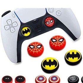 Resim Desenli Sony Ps5/ps4/ps3 Uyumlu Analog Koruyucu Silikon Pad-ps5 Game Siyah 