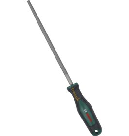 Resim Bosch 8" Yuvarlak Metal Eğe 200 Mm Orta Diş Ergonomik Saplı 1600a03dr9 