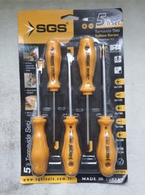 Resim Sgs 5'li Tornavida Seti 