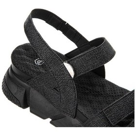 Resim Muya Olimba Anatomik Taban Topuk Dikeni Kadın Sandalet Siyah 