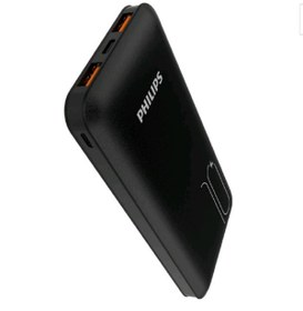 Resim Philips DLP6812CB 10.000mAh Power Bank PD+2 QC 3.0 Type-C ve 2x USB-A Bağlantı Siyah 