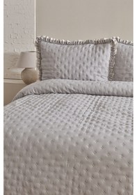 Resim Karaca Home Viona Çift Kişilik Yatak Örtüsü Seti Gri 200.22.11.0234 
