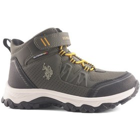 Resim U.s. Polo Assn. Bold Jr 4pr Haki Erkek Çocuk High Sneaker 000000000101884965 Haki 