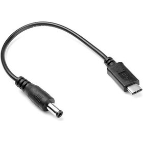 Resim Dc Çevirici - 3.1 Usb Type-C Erkek - 5.5X2.5 Mm Erkek - 20 Cm 