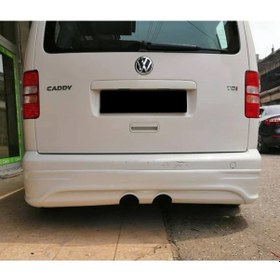 Resim Vw Caddy Arka Ek Arka Ek Plastik Siyah Difüzör 2004-2010 Arka-bodykit-ek-karlık 