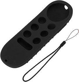 Resim Atyhao TV Remote ile için Uzaktan Kumanda Koruyucu Kılıf Silikon Kılıf Koruyucu Kapak(Siyah) 
