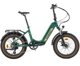 Resim Torc T1F H Disk Elektrikli Katlanır Bisiklet Fat Bike Yeşil 