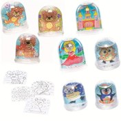 Resim 2 Adet DIY Plastik Kar Topu Fotoğraf Çerçevesi, Çeşitli Küçük Nesnelerle Uyumlu, DIY Malzemeleri, Kar Topları, Kağıt Süslemeler, Hediyeler, Kendi Resminizi Yapın Fotoğraf Çerçevesi, vb., DIY Tatil Dekorasyon El Sanatları Kiti, Tatil Aktivitesi El Sanatları 