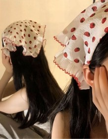 Resim mirkidsclub French Style Taçlı Üçgen Bandana / Taç 