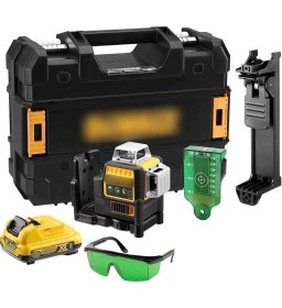 Resim Çift Bataryalı 12 Işıklı 360° Lazer Metre Terazi Yüksek Teknoloji Lazer 