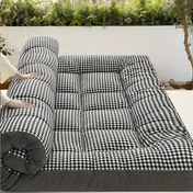 Resim 2 Kişilik Plaid Köpük Yatak, Kamp ve Yürüyüş için, Solunabilir Polyester Kılıf, Tüm Mevsim Konfor, Makine Yıkamalı, Dikdörtgen Yatak Padi, Yatak Odası, Misafir Odası, Yurt için İdeal, Sevgililer Günü, Paskalya, Kadınlar Günü, Bağımsızlık Günü, Anneler Günü Hediyesi 