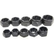 Resim Guangdong Spirit 10 Adet Hasarlı Somun Cıvata Sökücü Saplama Çıkarıcı Seti Metrik Kırık Cıvata Temizleme Kiti (Yurt Dışından) 