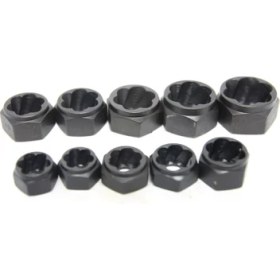 Resim Guangdong Spirit 10 Adet Hasarlı Somun Cıvata Sökücü Saplama Çıkarıcı Seti Metrik Kırık Cıvata Temizleme Kiti (Yurt Dışından) 