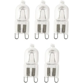 Resim Osram 40W 300 Derece Isıya Dayanıklı Halojen Kapsül Ampul Sarı Işık 5 