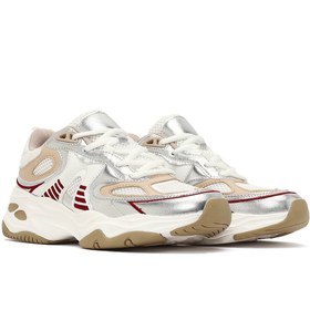 Resim Derimod Kadın Bej Kalın Tabanlı Spor Ayakkabı, Bağcıklı Sneaker 25AFD494214 