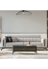 Resim Bella Üçlü Salon&oturma Odası Kanepe - Antrasit 