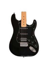 Resim Madison Meg-3bk Elektro Gitar Siyah Hss Manyetik Dizilimi Çok Yönlü Ton 