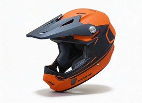 Resim Asistan Full Face Kask Bisiklet Kaskı KS-05 KIRMIZI-L 