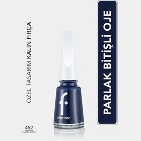 Resim Flormar Nail Enamel Yoğun Pigmentli Oje 452 Marine Lover 