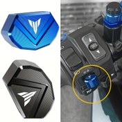 Resim Yamaha MT Serisi MT07 MT 07 MT03 MT09 MT10 MT25 MT125 TRACER FZ07 FZ09 Motosiklet CNC Alüminyum Dönüş Sinyali Işık Anahtarı Düğme Kapağı Dekoratif Kapak 