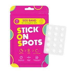 Resim Stick on Spots Sos Band - 15 Adet Akne Patch 