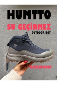 Resim HUMTTO WATERPROOF ERKEK OUTDOOR BOT, SU GEÇİRMEZ BOT, ORTOPEDİK KAYMAZ TABAN 
