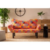 Resim Pafustore Pafu Chatto Ikili Koltuk Patchwork 