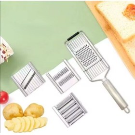 Resim Paslanmaz Çelik 4'lü Set El Rendesi 