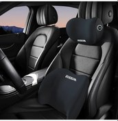 Resim Elmpaly Araba Koltuğu Boyun Ve Bel Yastığı 2li Set, Sürüş Yastığı Siyah 