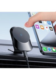 Resim Mcdodo Ch-7071 Manyetik.Şarjlı 15W Araçiçi Telefon Tutucu-Siyah 