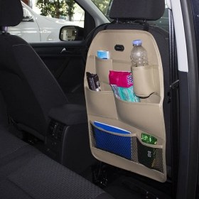 Resim Drs Tuning Koltuk Arkası Organizer(Deri)-Bej / SYESY94 