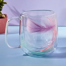 Resim Perotti Double Feather Çift Cidarlı Kupa 250 ml 