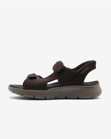 Resim Skechers Go Walk Flex Sandal - Easy Entry Erkek Kahverengi Sandalet 229210 Brn Kahverengi 