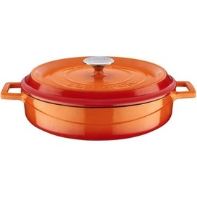 Resim Lava 28cm.trendy Basık Tencere - Turuncu - Lv Y St 28 K2 O Turuncu 