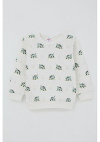 Resim Breeze Erkek Bebek Pijama Takımı Omuzdan Patlı Macera Temalı Küçük Kaşif 4 Ay-1 Yaş, Ekru Ekru 