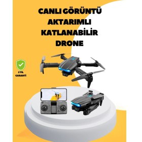 Resim Elektronikçim Wifi Fpv Canlı Görüntü Aktarımlı Katlanabilir Drone - TK0021-5B2YG0 