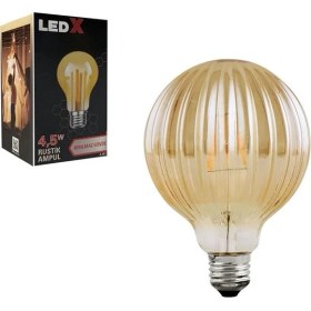 Resim As-60 Kırılmaz Gövde 4,5 Watt Rustik Star Ampul (4944) 