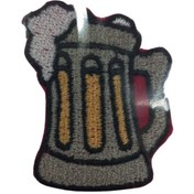 Resim Aplike Ütü İle Yapışan Bira Bardağı Arma 3x3 cm 