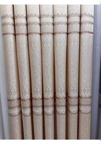 Resim Nivemeshome Damla Ft614337 V-101 Krem 1/3 Sık Pileli Fon Perde Apm Çok Renkli 