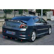 Resim Peugeot 407 Uyumlu Arka Tampon Eki Karlık Fiberglass Boyasız 