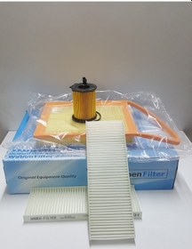 Resim PEUGEOT-301 / CİTROEN-C-ELYSEE 1.6 3 LÜ FİLTRE BAKIM SETİ 