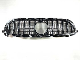 Resim Mercedes W213 E Serisi 2020+ Uyumlu Gtr Panjur Siyah - Telli Versiyon (Mesh Style) 